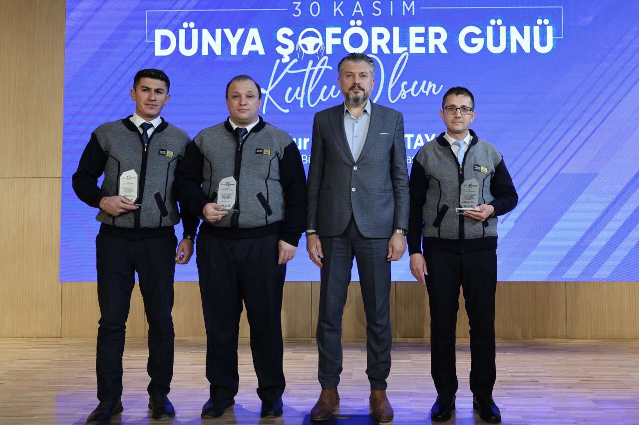 Konya’yı taşıyan örnek otobüs şoförlerinin emeği taçlandırıldı 5